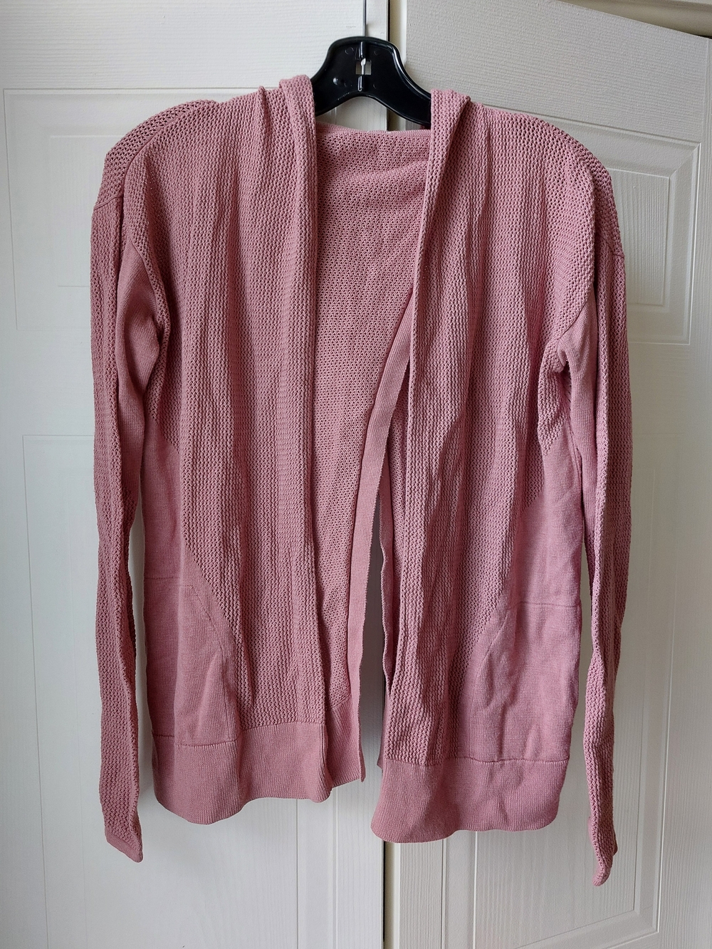 lululemon athletica Open-Front Cardigan in Dusty Rose